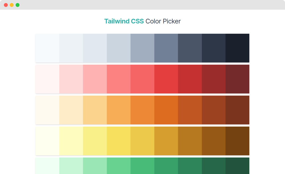 Tailwind Color Picker screenshot